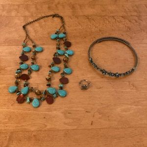 Turquoise Jewelry Set of 3